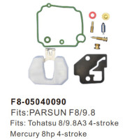 Outboard Marine Carburetor Tune-Up Kits for Parsun F8/9.8A3 - MERCURY 8HP- 4 Stroke - F8-05040090 - Parsun
